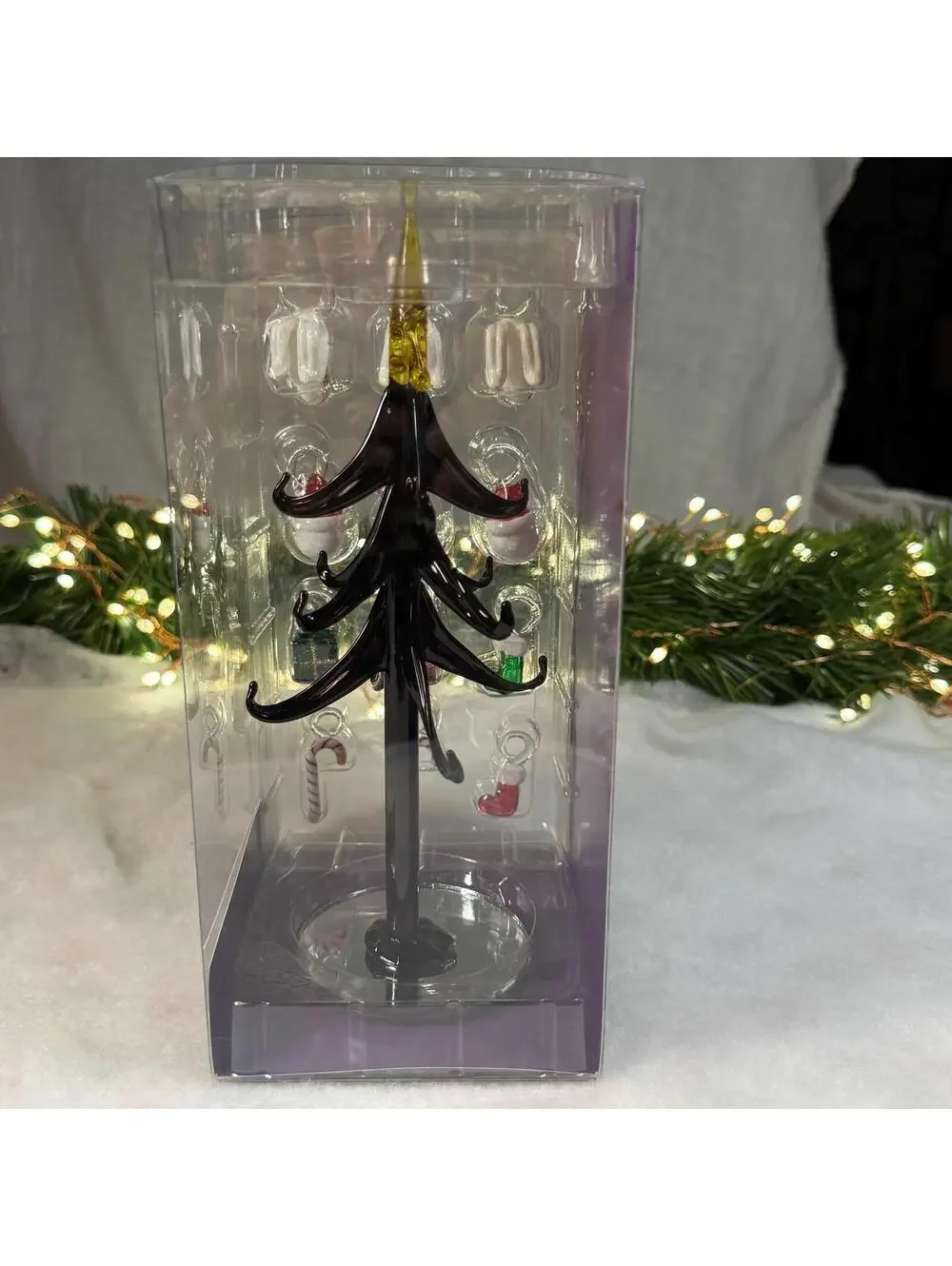 Nightmare Before Christmas Glass Tree - NRFB